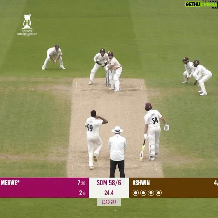 Ravichandran Ashwin Instagram - @rashwin99 took seven match wickets for @surreycricket against Somerset in 2021