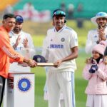 Ravichandran Ashwin Instagram - 💯 reasons to celebrate the moment! #TeamIndia Head Coach Rahul Dravid presents a special memento to @rashwin99 on the occasion of his 100th Test match 👏👏 #TeamIndia | #INDvENG | @idfcfirstbank