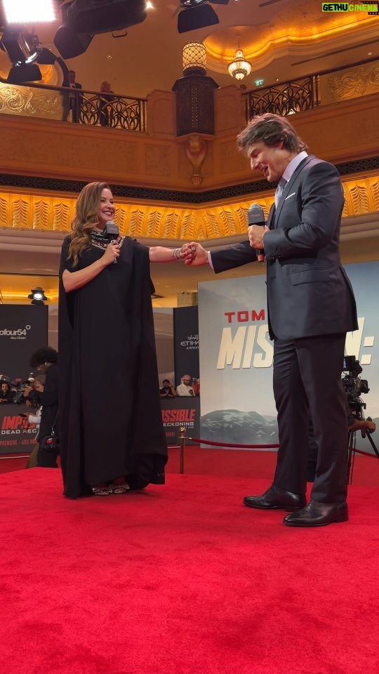Raya Abirached Instagram - We managed to impress @tomcruise 🤩😎🤩😎 Well done Abu Dhabi fans!!! #MissionImpossible #MissionWorldTour #InAbuDhabi @missionimpossible @paramountpics @filmabudhabi @visitabudhabi @fourstarfilmsme Abu Dhabi, United Arab Emirates