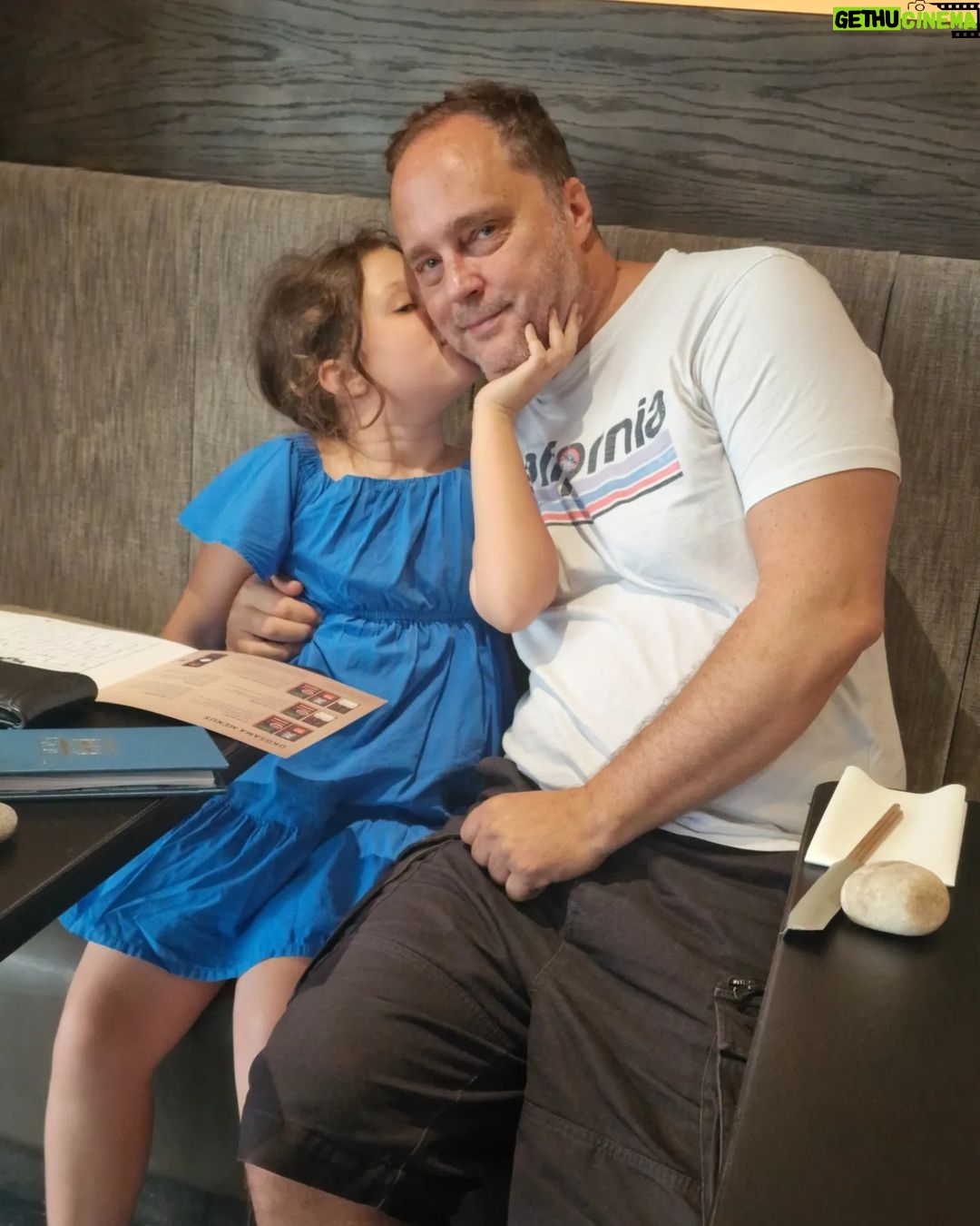 Raya Abirached Instagram - Lola spending quality time with her daddy today to celebrate #FathersDay while mamy is in Rome for #MissionImpossible Swipe for Valerio spending time with my late papa who i miss so much today 💖💖💖 Snoopy's Love Forever