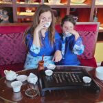 Raya Abirached Instagram - Lola and i dressed up to learn how to make proper chinese tea :))) #FindYourShangriLa #MyShangrila #ShangriLaDubai @shangrila_dubai Shangri-La Dubai