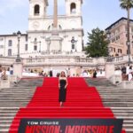 Raya Abirached Instagram - I have attended sooo many #MissionImpossible premieres throughout the years! But this...this was the most spectacular on the iconic steps of Piazza Di Spagna in Roma. Can't wait to see what the #AbuDhabi premiere will be like on June 26th! #MissionWorldTour @missionimpossible @fourstarfilmsme @paramountpics The Look: Earrings @bulgari Dress by @gennyofficial Makeup @hilary.makeup Hair @roxanasandu.hair Piazza di Spagna