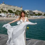 Raya Abirached Instagram - Merci Amir Assefi for these splendid photos!! Favourite look in Cannes this year was for @amfar :) @bulgari @tonywardcouture @sahar.m.azab @maissaazab @charlottetilburyarabia @ahmadhairstylistt Location: the beach at @jwmarriottcannes JW Marriott Cannes