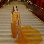 Raya Abirached Instagram - This dress has patiently been waiting for its #OscarMoment!✨ Thank you to my awesome team! #StyledByCedForOscars @cedrichaddad Jewelery @bulgari Dress @georgeshobeika Shoes @renecaovilla Hair @roykarame Makeup @bonnieelizwhite Love you @itsshireenietini Happy #Oscars Everyone! @theacademy @mbc2insta The Oscars Red Carpet