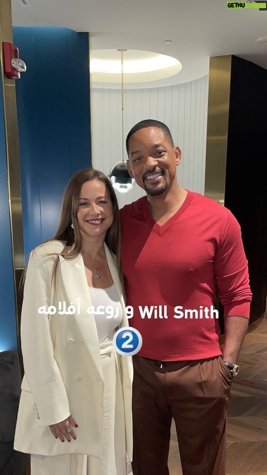 Raya Abirached Instagram - That was the coolest one :) Watch it again on #ScoopWithRaya Sunday 9KSA @mbc2insta @redseafilm @willsmith
