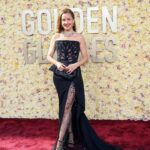 Raya Abirached Instagram - Kicking off #AwardSeason last night at the @goldenglobes Looved this loook & that incomparable jewelery set by @bulgari of course! #StyledByCed @cedrichaddad Dress @tonywardcouture Shoes @louboutinworld Makeup @bonnieelizwhite Hair @_ellestyles Thank you @gipiii for the photos! Golden Globe Red Carpet