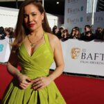 Raya Abirached Instagram - Glam & Glam tonight at the @bafta awards 2023 Thank youu: #StyledByCed @cedrichaddad @bulgari bling @zuhairmuradofficial Hair by @stellatsiledaki Makeup by @eleniliatsoumakeup Photos by @joannaezzat #bafta BAFTA Red Carpet
