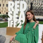 Raya Abirached Instagram – #FilmIsEverything 
🇸🇦🇸🇦🇸🇦
@redseafilm 

In @bulgari bling
Dressed in full @maisonvalentino look 
#StyledByCed @cedrichaddad

Thank you @salon_mermaid for the glam Jeddah جده