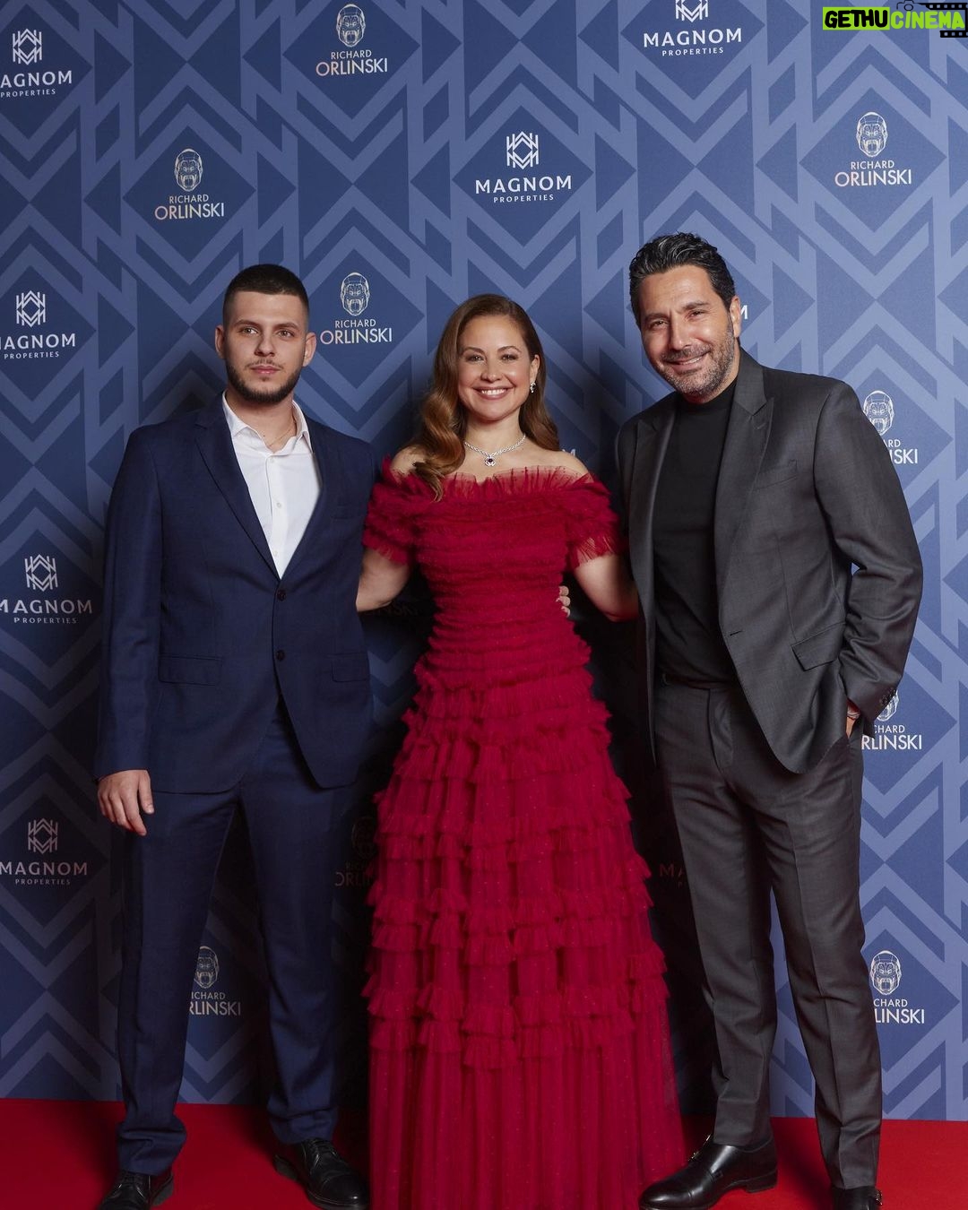 Raya Abirached Instagram - A great night celebrating Art & Architecture in a wonderful venue! Congrats @magnomproperties & @richardorlinski for a great partnership! You can see from the photos how much fun @wissambreidy and i had hosting :) And highlight for me was to have my @lucas_megarbane as the perfect date Jewelery is of course @bulgari Styled by @mayawilliams in a @needleandthreadlondon dress Glam team @ismaelblancomakeup & @marcorsatelli merci! Cité de l'architecture et du patrimoine