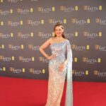 Raya Abirached Instagram - A beautiful night at the @bafta awards Wearing #serpenti #highjewelry pieces from @bulgari of course Dress by @georgeshobeika #StyledByCed @cedrichaddad Glan team 🩵🩵🩵 @eleniliatsoumakeup @stellatsiledaki Baftas