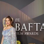 Raya Abirached Instagram - A beautiful night at the @bafta awards Wearing #serpenti #highjewelry pieces from @bulgari of course Dress by @georgeshobeika #StyledByCed @cedrichaddad Glan team 🩵🩵🩵 @eleniliatsoumakeup @stellatsiledaki Baftas