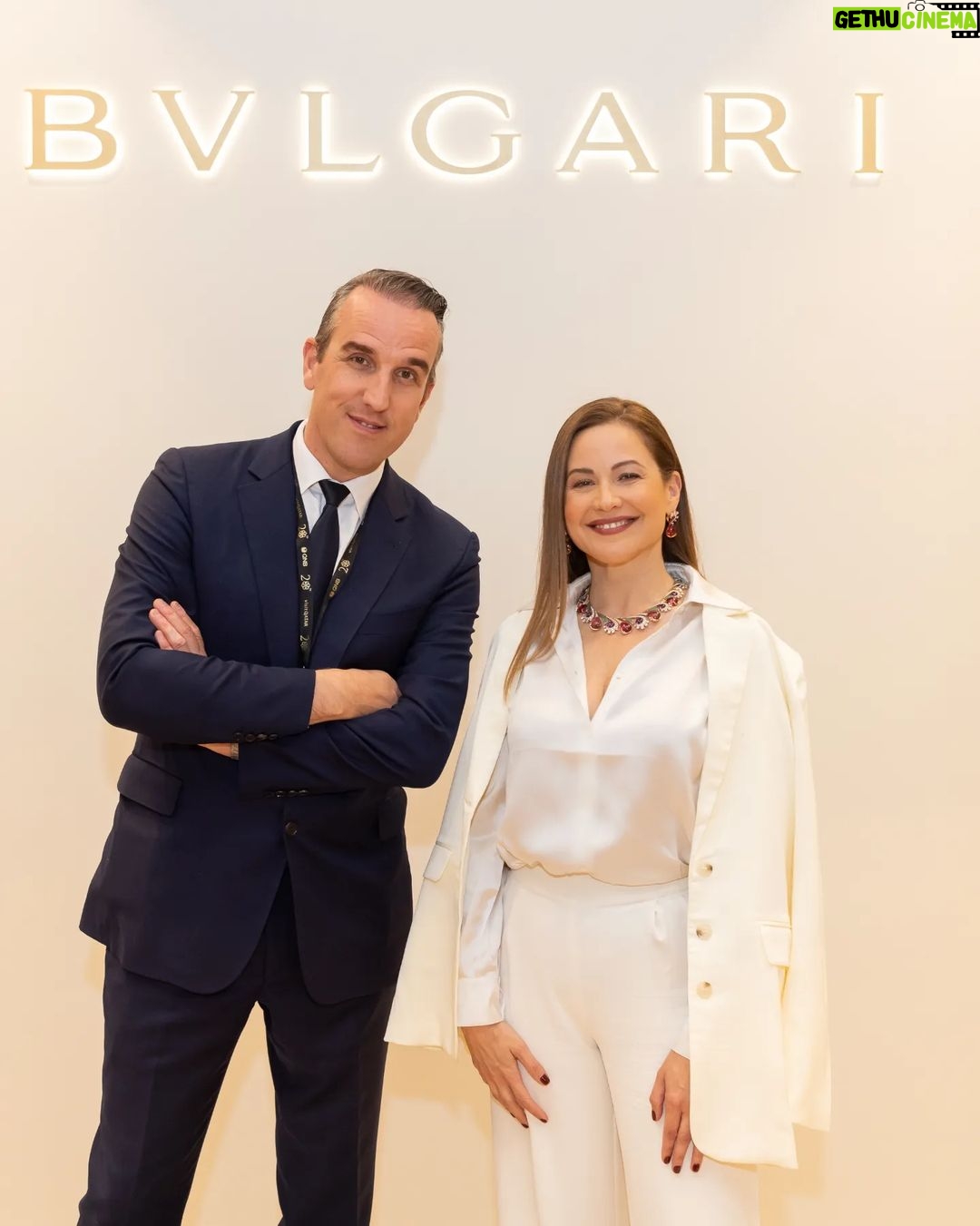 Raya Abirached Instagram - A wonderful day spent with my @bulgari family in Doha to view the most exquisite #highjewelry and #timepieces #dohajeweleryandwatchesexhibition #bulgarihighjewelry @djwe.qa Doha Jewellery & Watches Exhibition