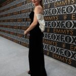 Raya Abirached Instagram - Last night at the #Emmys! In a fabulous @bulgari high jewelery necklace & ring with #fiorever earrings #StyledByCed @cedrichaddad Dress by @sandynourofficial Makeup by @bonnieelizwhite Hair by @_ellestyles Photos: AP images for the Television Academy @televisionacad