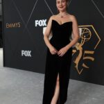Raya Abirached Instagram - Last night at the #Emmys! In a fabulous @bulgari high jewelery necklace & ring with #fiorever earrings #StyledByCed @cedrichaddad Dress by @sandynourofficial Makeup by @bonnieelizwhite Hair by @_ellestyles Photos: AP images for the Television Academy @televisionacad