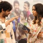 Reba Monica John Instagram - SAMAJAVARAGAMANA- Sarayu, Raakhi bhai aka box office Baalu and team are truly humbled and grateful! ✨🌸 In theatres near you. Don’t miss it 🤗