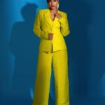 Reba Monica John Instagram - “When you remember who you are, the game changes”💥 Felt so powerful in this attire! Confident and strong 💪🏽 like I can achieve anything. And it’s true. They really do have that power! Meet the fabbbb team 👇🏼💫 Styling @keerthysampath Photographer @palaniappansubramanyam MUA @prakatwork Outfit @nidhiandmahak Earrings @truptimohta.in Hair @noormakeup_mehndi #highfashion #suitedup #linenlove #slaying