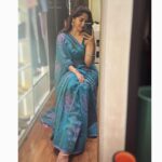 Reba Monica John Instagram – The Colors, the feel, so simple and just the way I like it!  Can’t get enough 💕🦋

#sareelove #explorepage #indianwear #cottonsaree #comfortzone
