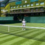 Rebel Wilson Instagram - Just a spot of tennis @wimbledon today with @jameswardtennis & @matty_reidy 💜💚 🎾