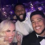 Rebel Wilson Instagram - AMFAR with these ballers 🏈@obj & Devin Booker 🏀