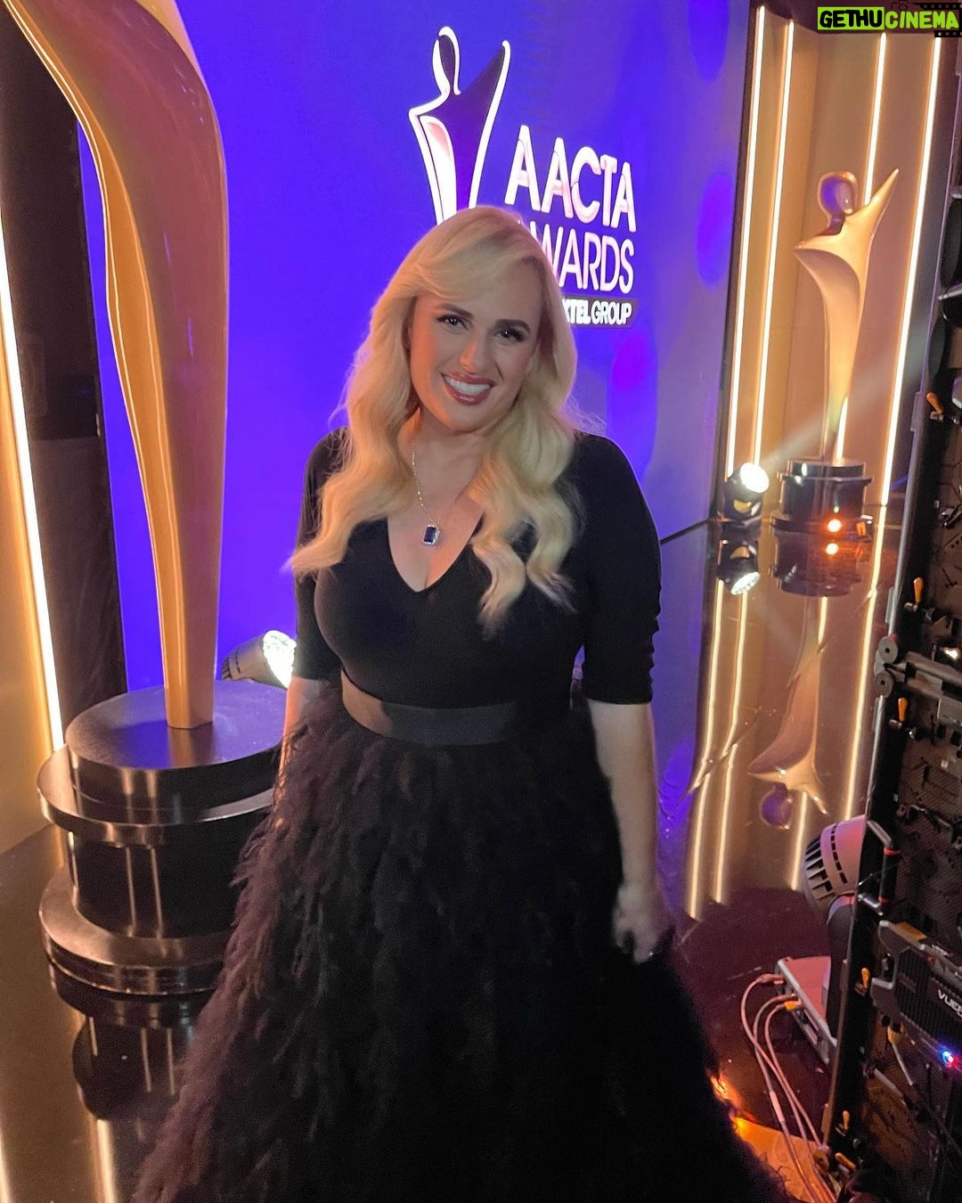 Rebel Wilson Instagram - Amazing night last night hosting the Australian Academy Awards! Congrats to all the nominees and winners, such quality tv shows and films coming out of Australia! Thanks to @vogueaustralia for styling me, @velani for the gorgeous skirt, @tiffanyandco jewels π¦πΊ @aacta