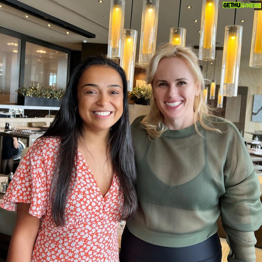 Rebel Wilson Instagram - So nice to catch up with @nikita.waldron the current holder of my scholarship at @atyp_theatre and an incredible young Australian talent! I held auditions at The Rebel Theatre for a new project for next year and it’s such a creative and inspiring place. If you haven’t been yet to The Rebel in Sydney, check out the program The Australian Theatre for Young People has and see the next generation of Aussie stars shine 🌟 www.ATYP.com.au