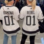 Rebel Wilson Instagram - LA KINGS. PLAYOFFS. THE BEST! 🖤🤍🖤 Thanks @daveophilly 🤍🖤🤍🏒 🏒🏒🏒🏒🏒🏒@lakings
