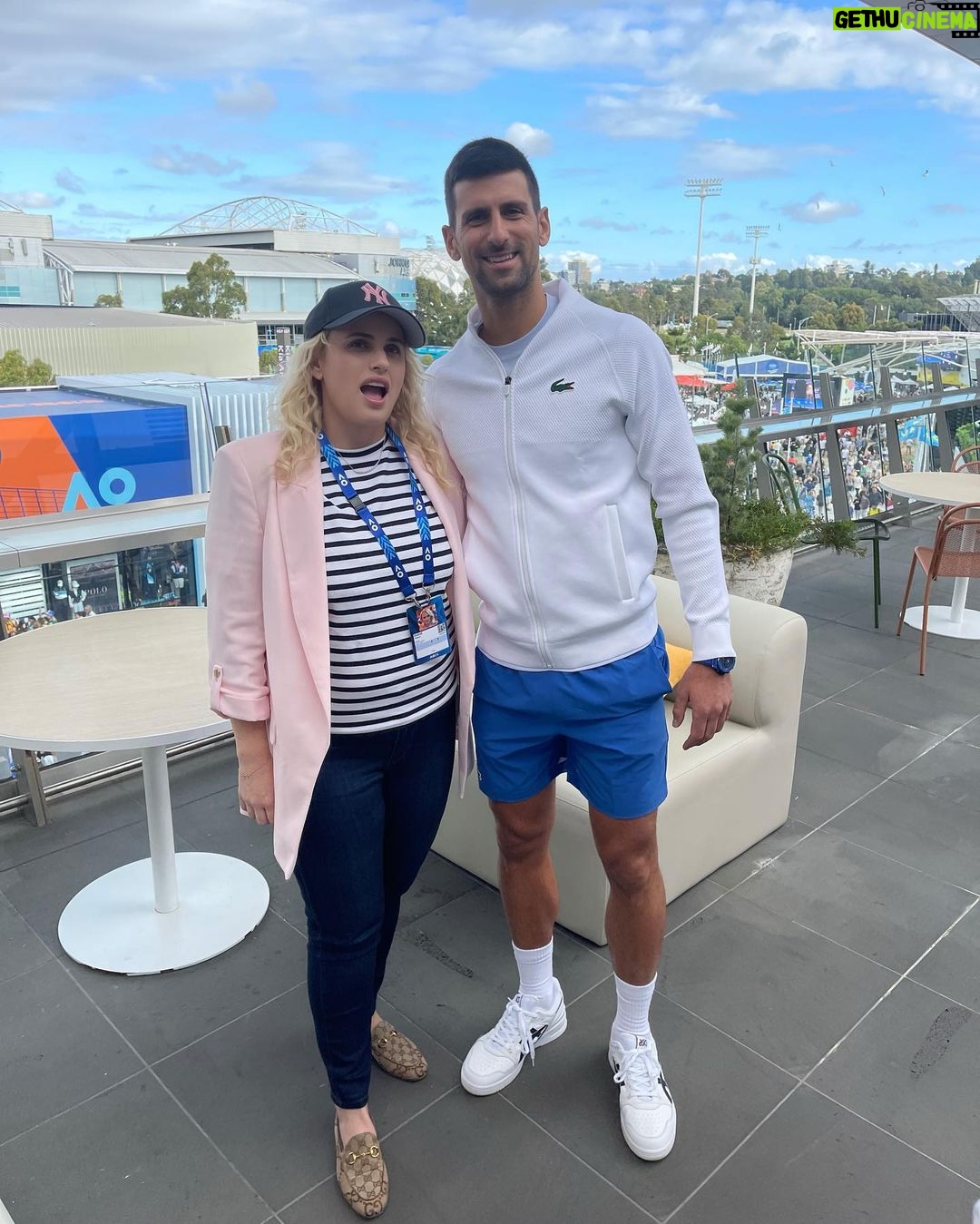 Rebel Wilson Instagram - Two jokers! @djokernole πΎπ₯πΎπͺπ»