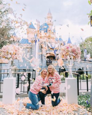 Rebel Wilson Instagram - We said YES! 💗💗
Thank you @tiffanyandco for the stunning ring 💍 and to Bob Iger and the incredible team at Disneyland @disneyweddings for pulling off this magical surprise!