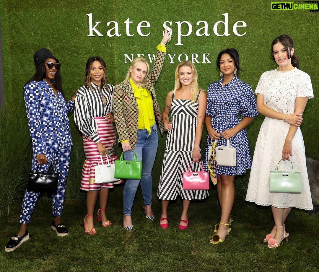 Rebel Wilson Instagram - Letβs call a spade a spade π celebrating Spring 2023 launch @katespadeny #Kate SpadeNY #NYFW #KSNYpartner π