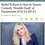 Rebel Wilson Instagram - I’m thinking it’ll be as big as TOP GUN 😜 so pumped to be working with Paramount again and this winning team! My love for tennis will fully be on display in this film 🎾