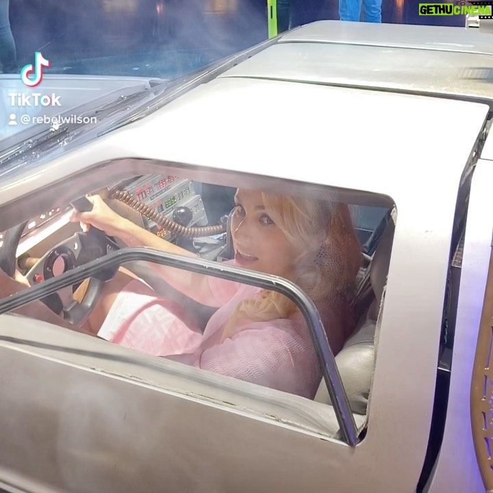 Rebel Wilson Instagram - Had so much fun watching BACK TO THE FUTURE in London and then getting to drive the DeLorean was siiiiiick! Congrats to the amazing cast and crew!