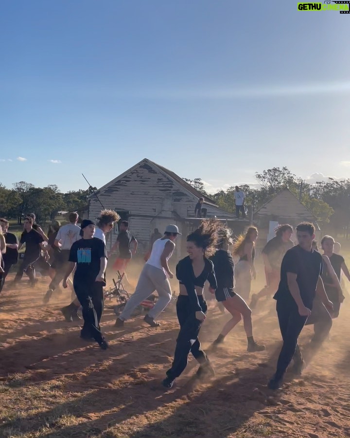 Rebel Wilson Instagram - Rehearsing for our night shoot on THE DEB with our amazing core teen cast! @thedebfilm (Ps this is an early rehearsal - wait until you see the REAL thing in the movie! 🔥🔥🔥)