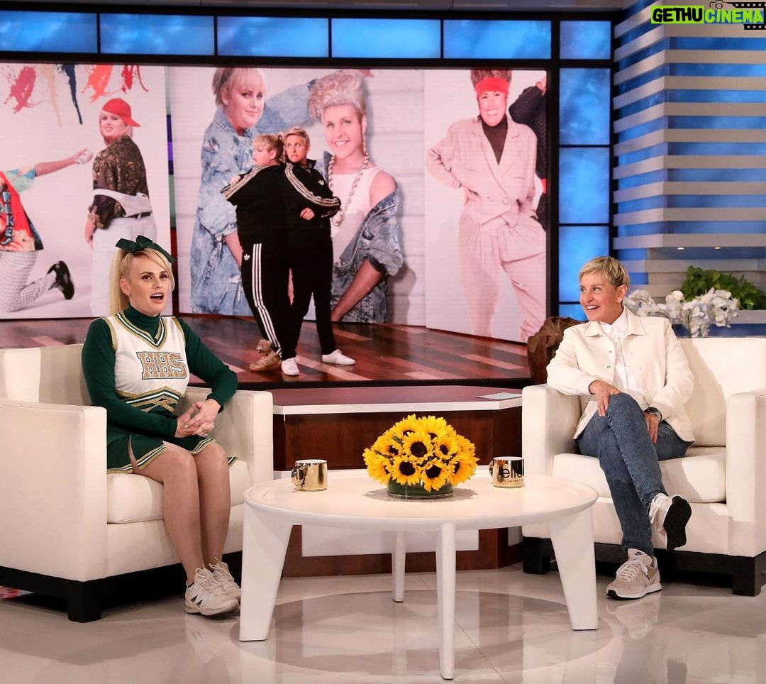 Rebel Wilson Instagram - Catch me on @theellenshow tomorrow! And congrats Ellen on such an amazing daytime tenure ๐ itโs been a decade of going on your show and having a laugh with you! All my best wishes for your next chapter!