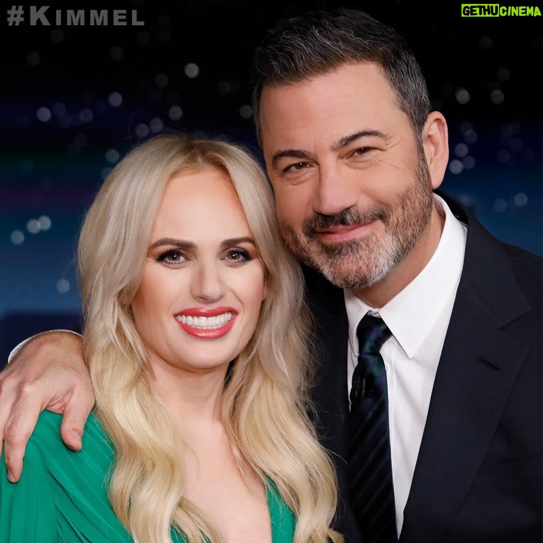 Rebel Wilson Instagram - Catch me on @jimmykimmellive tonight kicking off my press tour for Senior Year! 💚💛🤍💚💛🤍