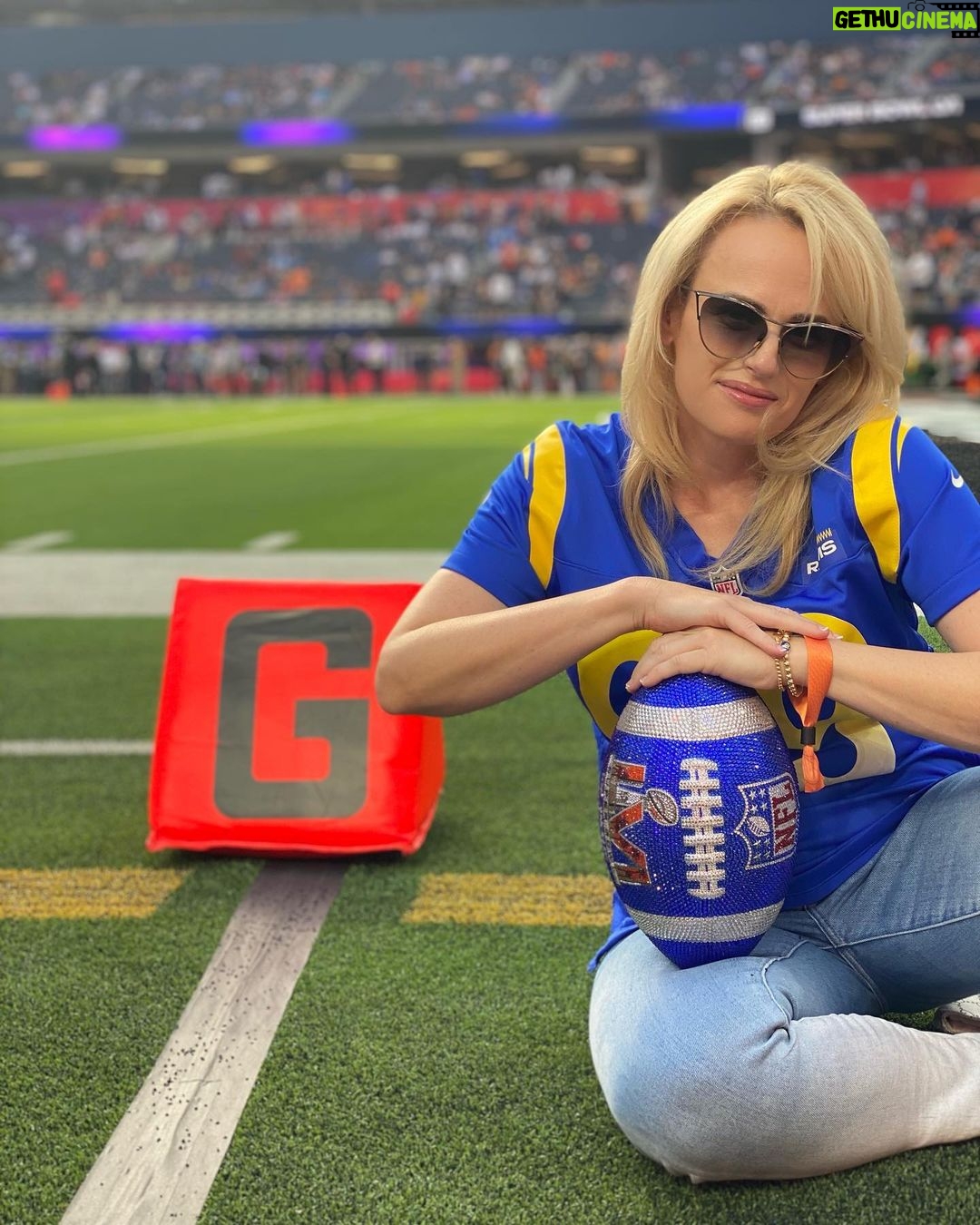 Rebel Wilson Instagram - Thanks @sofi ,the all in one personal finance app that offers better banking, for having me! The Super Bowl was amazing! SoFi Stadium is the BEST!!
