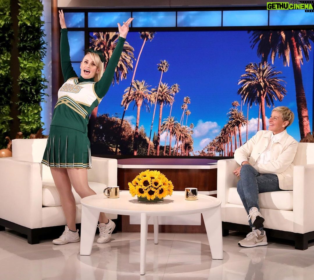 Rebel Wilson Instagram - Catch me on @theellenshow tomorrow! And congrats Ellen on such an amazing daytime tenure ๐ itโs been a decade of going on your show and having a laugh with you! All my best wishes for your next chapter!