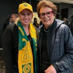 Rebel Wilson Instagram - @matildas are sooooo amazing! 🐨 what a moment for women’s sport! (And always amazing when I get to chat to one of my idols @billiejeanking ) The biggest congratulations to Matildas for absolutely crushing this World Cup! Thank you to the Infantino family for including me and my family at the games 💛💚⚽️💛🇦🇺⚽️ such incredible memories!