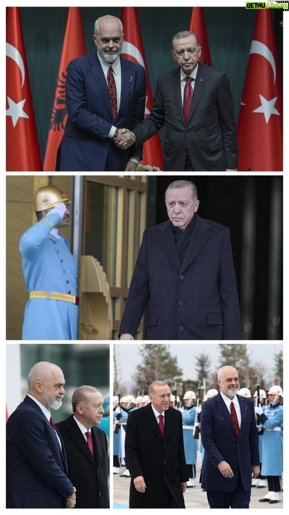 Recep Tayyip Erdoğan Instagram - Bugüne kadar olduğu gibi bundan sonra da iyi veya kötü günlerinde Arnavutluk halkının yanında olmayı sürdüreceğiz. 🇹🇷🇦🇱 T.C. Cumhurbaşkanlığı
