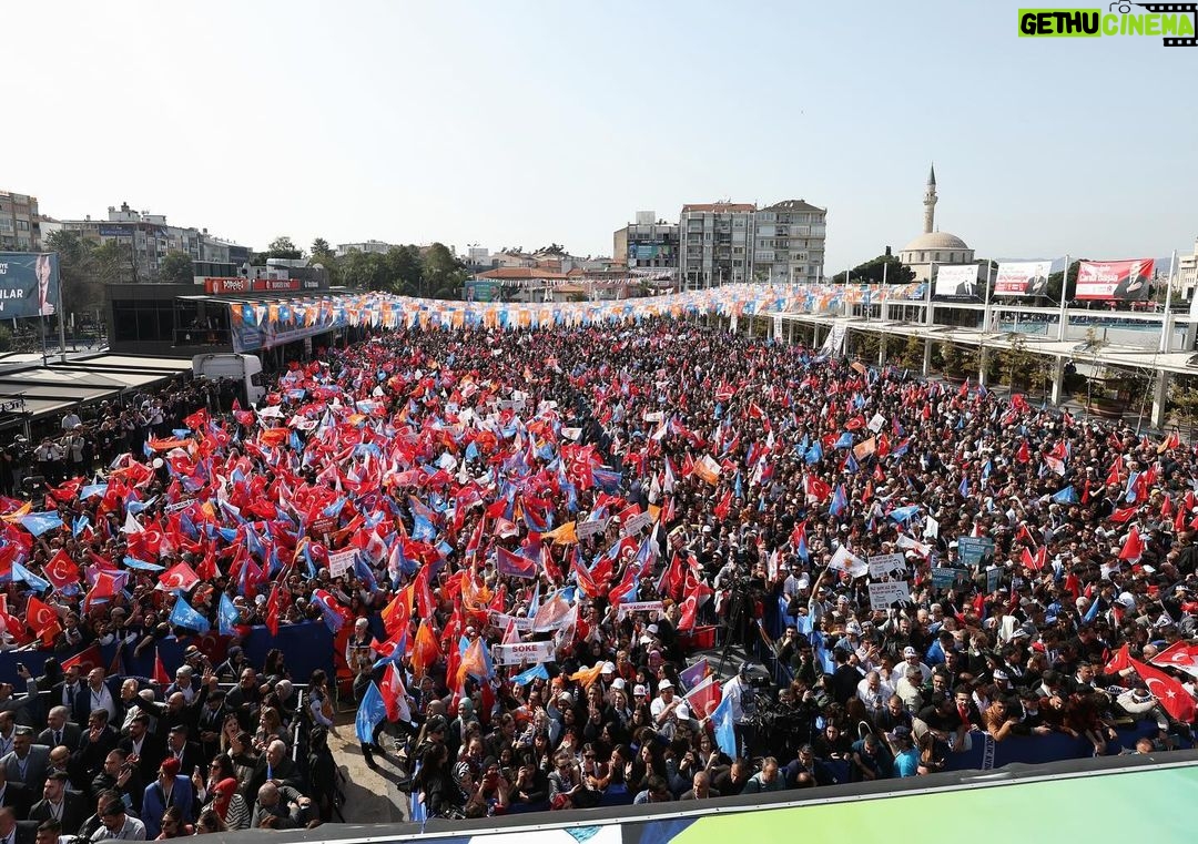 Recep Tayyip Erdoğan Instagram - Kılıçarslanların, Menteşe Beylerinin, Aydınoğullarının emaneti, efeler diyarı Aydın… Teşekkürler Aydın! 🇹🇷