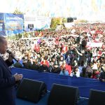 Recep Tayyip Erdoğan Instagram - Anadolu’nun beylerbeyi, millî irade şehri Kütahya… Teşekkürler Kütahya! 🇹🇷