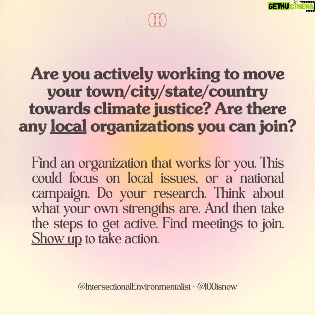 Regina Hall Instagram - To make progress on halting the worst of the climate crisis, we have to look beyond thinking about our individual behaviors and instead strengthen our communities, build solidarity and act together. What are you doing this Earth Day? #LetsCreateTheFuture Graphics from @100isNow and Intersectional Environmentalist