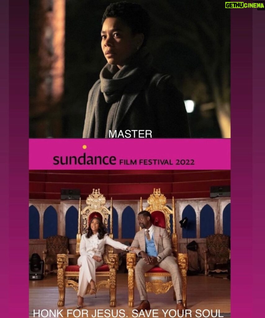 Regina Hall Instagram - Double Feature See you all in Park City #sundancefilmfestival #master #honkforjesussaveyoursoul