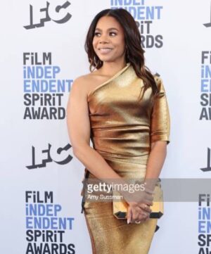 Regina Hall Instagram - Celebrating independent film today, congrats to all the nominees and winners!! 
#indiespiritawards 
💄 @lewinadavid 
💇🏾‍♀️ @shornelll 
👗 @edmondalison