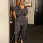 Regina Hall Instagram - Had the best time with @sarahkatesilverman tonight! #Kimmel #ABC @JimmyKimmelLive Thanks to the team for getting me together! makeup: @lewinadavid hair: @shornelll styling: @edmondalison