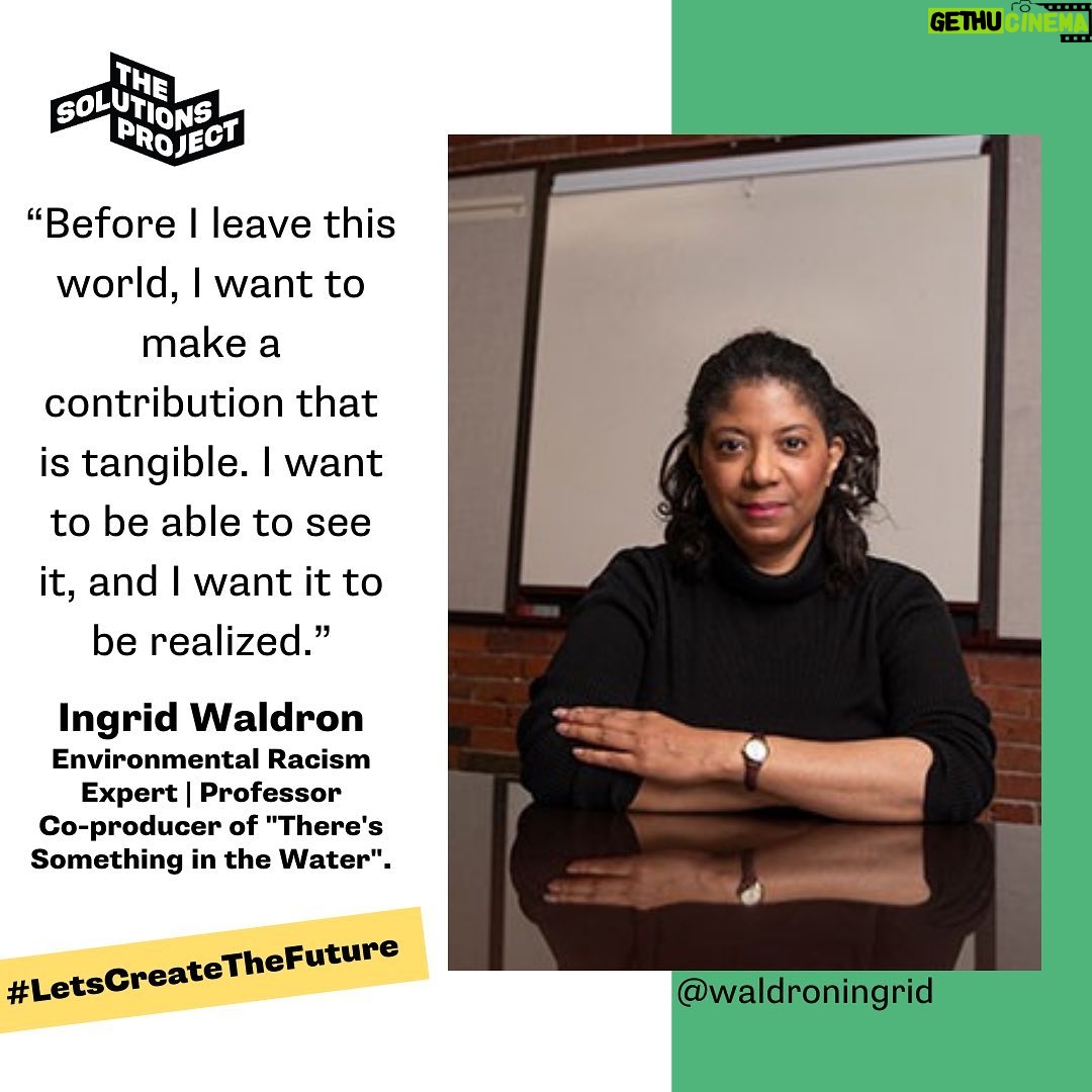 Regina Hall Instagram - So happy to be uplifting environmental racism expert, Ingrid Waldron as my #WCW for this week. Among many things, Toronto born @waldroningrid is a @DalhousieU professor, Author, Director of the ENRICH Project & Co-producer of the @Netflix documentary "There's Something in the Water”. Based on Dr. Waldron’s first book, #TheresSomethingInTheWater, examines the legacy of #EnvironmentalRacism and its health impacts in #Indigenous and #BlackCommunities in Canada, using #NovaScotia as a case study, and the grassroots resistance activities by Indigenous and Black communities against the pollution and poisoning of their communities. As the Director of the ENRICH Project over the last 8 years, Dr. Waldron has been investigating the socio-economic, political, and health effects of environmental racism in Mi’kmaq and African Nova Scotian communities. Next Wed Oct. 28, you can find @waldroningrid on the @Climate.Refugees panel discussing “The Intersections of Climate Change & Race” organized by the Institute for the Study of Human Rights at Columbia University (@ishr_columbia) and @Climate.Refugees. Follow her journey here → @waldroningrid