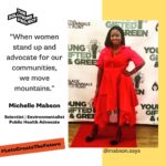 Regina Hall Instagram - This week’s #WCW is dedicated to @howard1867 alum, scientist, environmentalist, public health advocate AND activist Michelle T. Mabson (@mabsonsays). Michelle is a staff scientist at @Earthjustice, the largest nonprofit environmental law organization in the country, holding polluters and the government accountable and working to ensure that communities are protected from pollution and toxic chemicals. At the same time she co-founded and serves as the Chief Advocacy Officer for Black Millennials for Flint (@blackmillennials4flint), a D.C.-based grassroots #EnvironmentalJustice org, and the first of its kind in the nation working to reduce #LeadExposure in Black and Brown communities. You can hear Michelle on the latest episode of the #TheCoolestShow on climate around, @Think100Climate podcast, as she discusses translating the #intersectionality of science, rebuilding the EPA, and “Big Greens” making space for organizations with fewer resources. And don’t forget to follow her here → @mabsonsays @Earthjustice @blackmillennials4flint #BM4F #EarthJustice #BlackScientist #BlackEnvironmentalist #BEENBoss #TSPWCW
