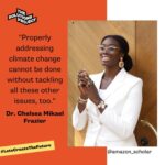Regina Hall Instagram - Today’s #WCW goes to the brilliant Dr. Chelsea Mikael Frazier (@amazon_scholar) a Black feminist ecocritic—writing, researching, and teaching at the intersection of Black feminist theory and #environmental thought. After encountering many people who couldn’t (or wouldn’t) see the connection between feminism and ecology, and seeing issues like sexism and racism being brushed under the rug in favor of paying attention to the environmental crisis, Dr. Frazier created Ask An Amazon (@askanamazon), a platform that brings light to the connections between these largely ignored issues. Dr. Frazier is a Faculty Fellow in the @CornellUniversity Department of English and in the Fall of 2021 she’ll begin her tenure-track appointment as an Assistant Professor of African American Literature. She is also currently at work on her first book manuscript—an ecocritical study of contemporary #Blackwomen artists, writers, and activists. Dr. Frazier, like many of us, has found that in order to understand how to change our environments, we must first do A LOT of (un)learning in order to change ourselves. #EcoFeminist #BlackEcologist #AskAnAmazon “Properly addressing #ClimateChange cannot be done without tackling all these other issues, too.”