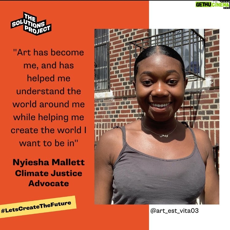 Regina Hall Instagram - Today, my #WCW goes to Nyiesha Mallett (@art_est_vita03), a 19-year Afro Caribbean Artist, #ClimateJustice Youth Leader and Organizer at @UPROSEBrooklyn, and an up and coming sophomore at @TheCooperUnion School of the arts. Nyiesha was born and raised in Brooklyn, New York, and grew up in a Carribean household. Her mother was born on the island of Grenada, so she understands the massive effect that #ClimateChange has on carribean countries, like Puerto Rico and Grenada. They contribute to climate change the least but experience the brunt of the crisis. Nyiesha joined UPROSE in 2015 at the age of 14, not knowing anything about climate change but rose to leadership. Through UPROSE she has been given the opportunity to speak at events such as the @PeoplesClimateMarch in DC 2017 and COP 25 in Madrid Spain 2019, and she has organized three Climate Justice Youth Summits! Nyiesha has also been featured in @TeenVogue, @BET, @Newsweek for 2019 CJYS, @NowThisNews, and most recently The Solutions Project/@100isNow new weekly web series #ClimateCurious where they feature #solutionaries that are saving the planet. Nyiesha is passionate about fighting for Climate and Environmental Justice and includes her artistic talent in her activism. “It’s important for young people of color to stand up and fight for climate justice.”