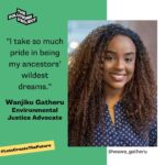 Regina Hall Instagram - This week my #WCW goes to 21-year old environmental justice advocate Wanjiku “Wawa” Gatheru (@wawa_gatheru). Wawa is a talented vocalist, an introvert and self-proclaimed nerd, and the first black person ever to receive the Rhodes, Truman, and Udall, three of the most prestigious scholarships available (give her her flowers!) An #EnvironmentalStudies major at @UConn, Wawa spearheaded a “Ban the Bottle” initiative, which succeeded in persuading several on-campus retailers to stop selling bottled water and led a survey of #FoodInsecurity on campus so impressive that it’s been cited in both federal and #StateLegislation. Next fall, at @Oxford_uni in England, Wawa will pursue dual master’s degrees in #nature, society, and environmental governance and evidence-based social intervention and policy evaluation, with a particular focus on the barriers that prevent people of color from participating in #ConservationEfforts. And as if that’s not PLENTY, she also aspires to eventually run for Congress, perhaps becoming the first Black #congresswoman from Connecticut’s 2nd Congressional District. Follow Wawa at @wawa_gatheru and @blackgirlenvironmentalist “The environmental movement is at a crucial crossroads. We have only 12 years to create climate policy that works to both decarbonize our economy and center equity. I want to help make that happen.”
