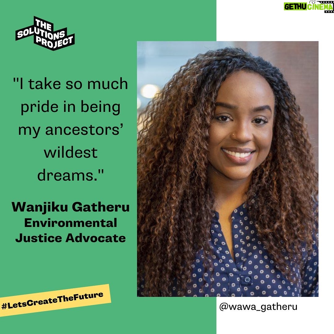 Regina Hall Instagram - This week my #WCW goes to 21-year old environmental justice advocate Wanjiku “Wawa” Gatheru (@wawa_gatheru). Wawa is a talented vocalist, an introvert and self-proclaimed nerd, and the first black person ever to receive the Rhodes, Truman, and Udall, three of the most prestigious scholarships available (give her her flowers!) An #EnvironmentalStudies major at @UConn, Wawa spearheaded a “Ban the Bottle” initiative, which succeeded in persuading several on-campus retailers to stop selling bottled water and led a survey of #FoodInsecurity on campus so impressive that it’s been cited in both federal and #StateLegislation. Next fall, at @Oxford_uni in England, Wawa will pursue dual master’s degrees in #nature, society, and environmental governance and evidence-based social intervention and policy evaluation, with a particular focus on the barriers that prevent people of color from participating in #ConservationEfforts. And as if that’s not PLENTY, she also aspires to eventually run for Congress, perhaps becoming the first Black #congresswoman from Connecticut’s 2nd Congressional District. Follow Wawa at @wawa_gatheru and @blackgirlenvironmentalist “The environmental movement is at a crucial crossroads. We have only 12 years to create climate policy that works to both decarbonize our economy and center equity. I want to help make that happen.”